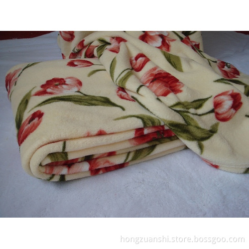 Flower Printing Coral Fleece (HZS-321)